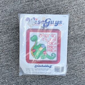 Dimensions Stitchables Vintage Cross Stitch Pattern Kit After 40 Dinosaur NEW